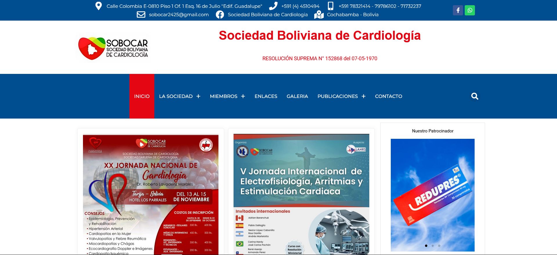 SOCIEDAD BOLIVIANA DE CARDIOLOGÍA
